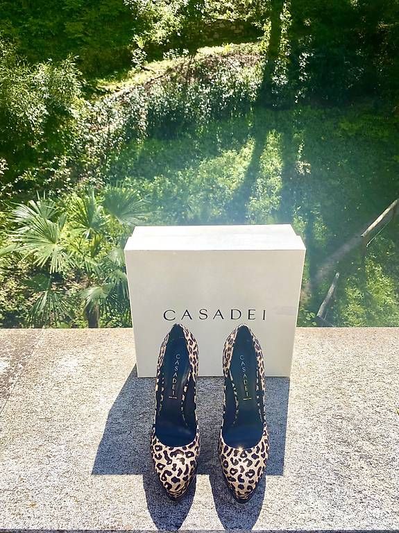 Casadei Damenschuhe: Plateau Casadei - Flora, Limited Edition, 38 – Neu und originalverpackt aus Davesco-Soragno von Chichijango