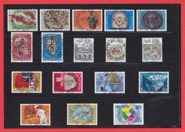 1985-1986 Sätze + Einzelausgaben ET. VOLLSTEMPEL  SBK 55Fr.