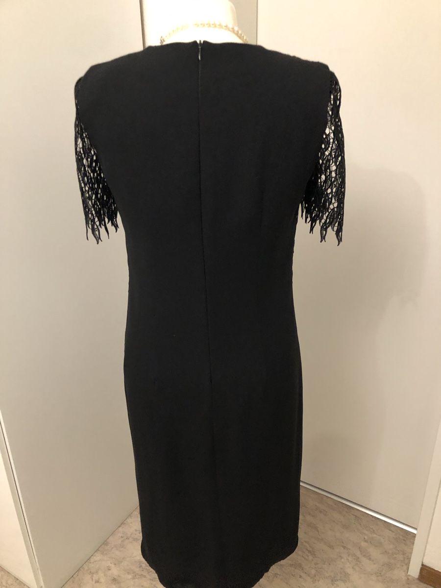 Kleider: Elegantes schwarzes Kleid mit Spitz Gr.38 – Neu (gemäss Beschreibung) aus Rüfenacht von lilly_67 2