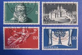 Serie '100 Jahre Bundesstaat' 1948, Nr.281-284 - off.Stempel