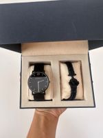 Schwarze Paul Hewitt Uhr inkl. Anker-Armband