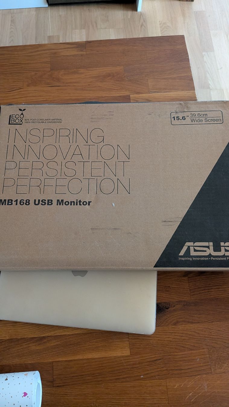 Asus Monitore: Écran ASUS MB168 USB 15.6" comme neuf – Neu (gemäss Beschreibung) aus Lavigny von leo_5cbr 1