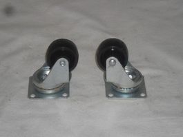 2 Rollen / Räder , Ø 29mm , Neu