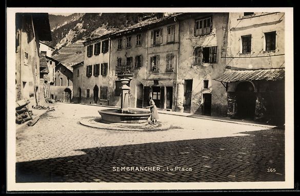 Cartes postales: AK Sembrancher, La Place – D'occasion à Berlin par bartko-reher