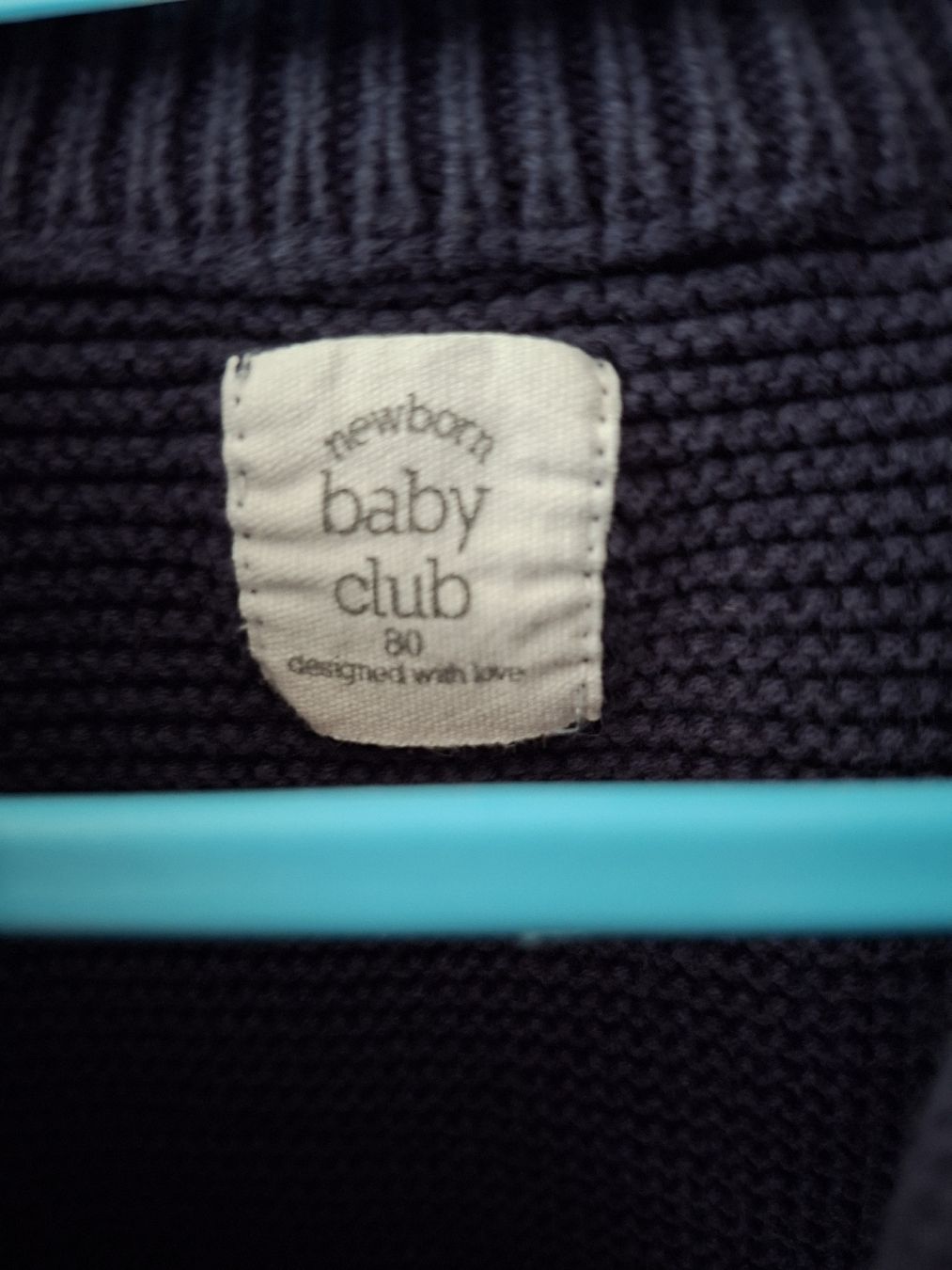 Giacche & Cappotti: Strickjacke Baby Gr. 80 Dunkelblau – Usato da Winterthur venduto da Ausmisten2026 1