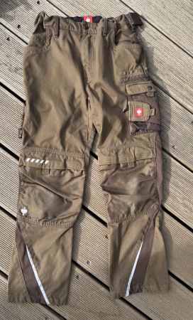 Engelbert Strauss Kinder Arbeitshose 146/152 Braun Cargo Out