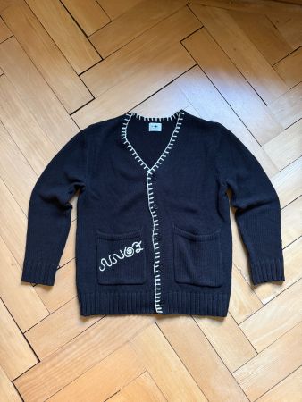 NN.07 - Strickcardigan schwarz-weiss M