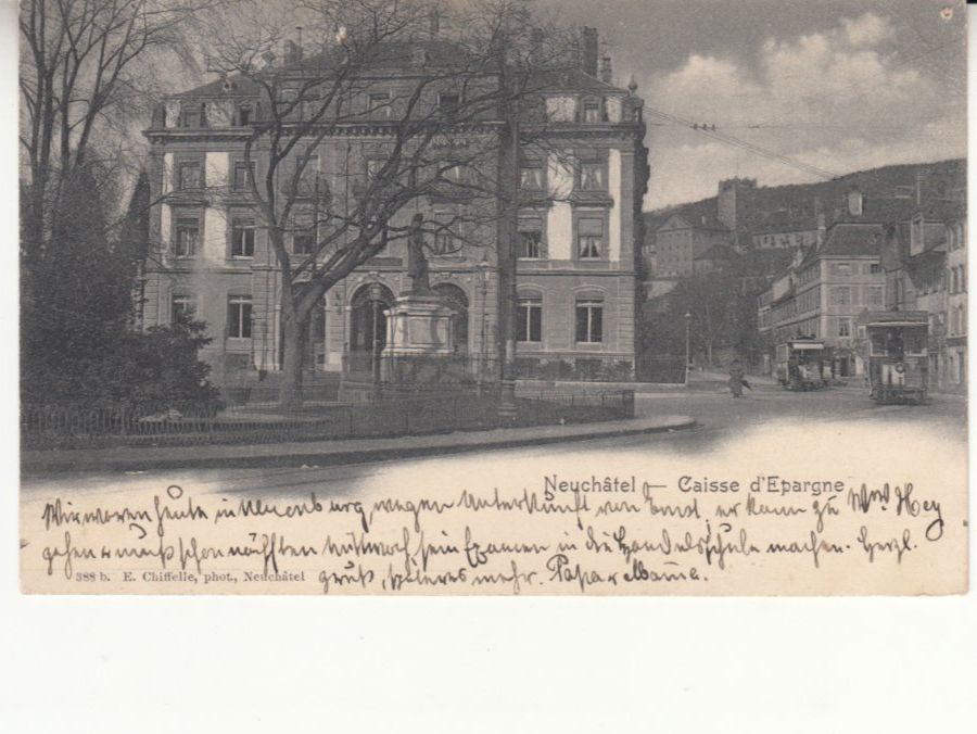 Cartoline postali: Neuchâtel 1903 – Usato da Bürglen TG venduto da StampGraf