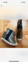 Balenciaga compensées en cuir kaki, pointure 38, été!