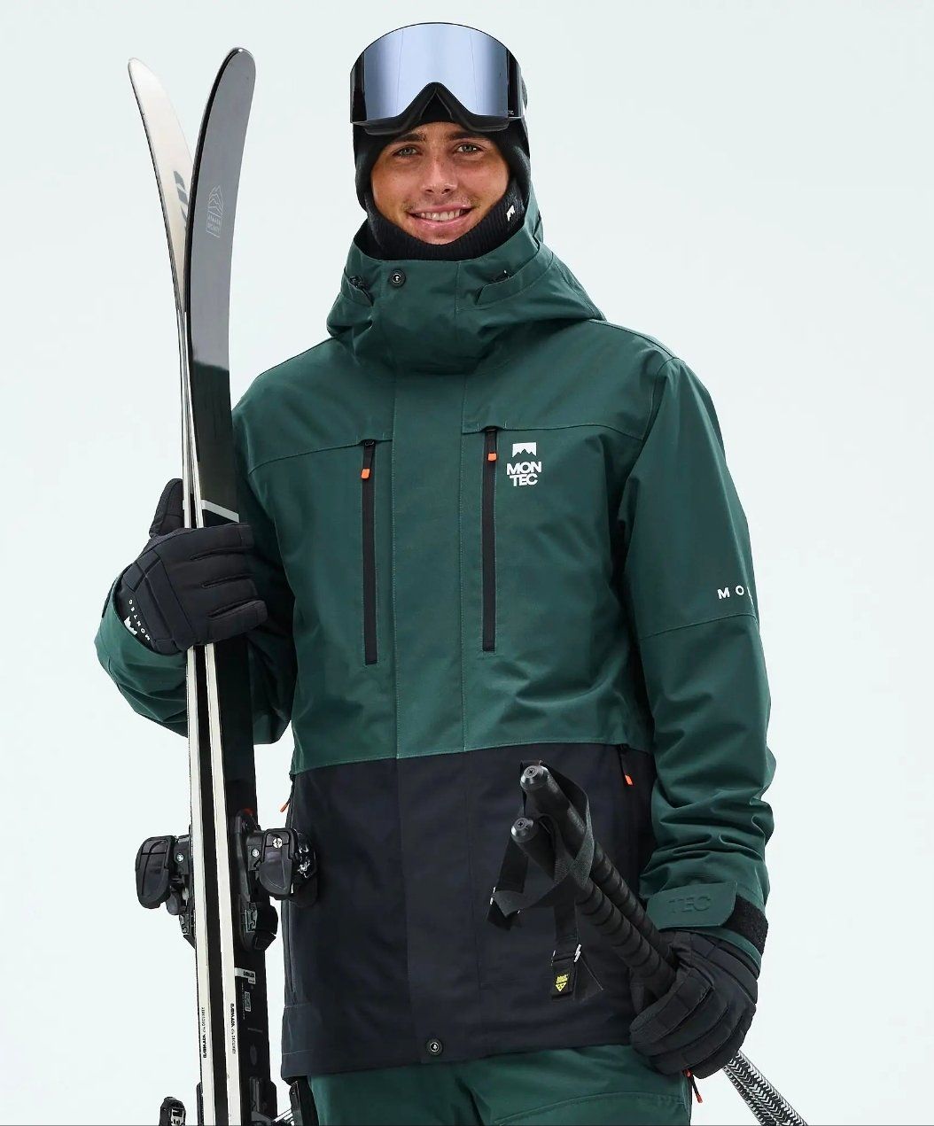 Montec Giacche: Montec Fawk Men's medium ski jacket Dark Atlantic/Black – Usato da Basel venduto da vin_xf9k