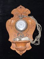 Brienzer Schnitzerei, Wandhalterung für Taschenuhr, Vintage