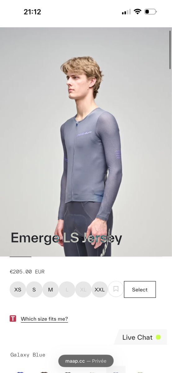 Leibchen & Hosen: MAAP Emerge LS Jersey  – Neu und originalverpackt aus Carouge GE von cytoplan