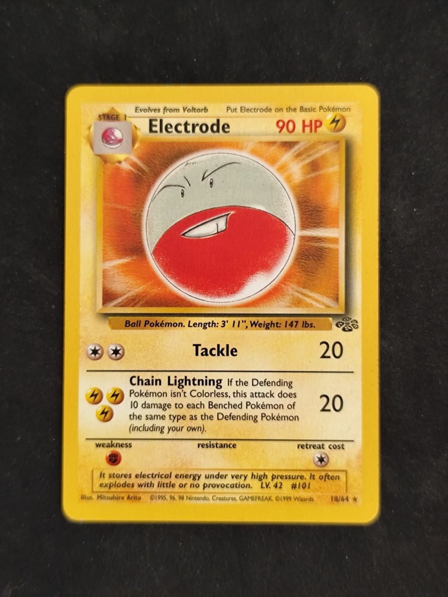 Pokémon Sammelbilder & Trading cards: Electrode Rare Jungle English – Gebraucht aus Basel von luc_8ghp