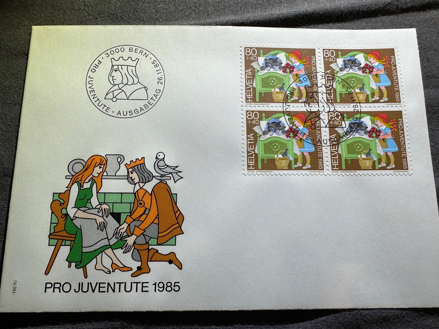 Tutti i francobolli: 1985 FDC Pro Juventute Ersttagumschlag – Usato da Stettfurt venduto da 2442