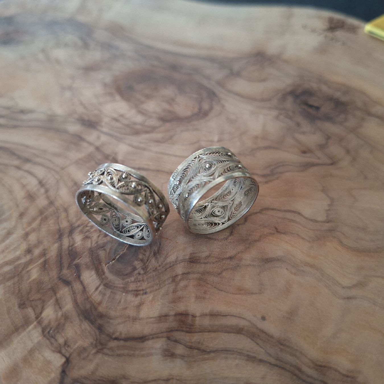 Anelli: Versand möglich. Romantische, filigrane Ringe, Silber – Usato da Winterthur venduto da Goldpipau 3