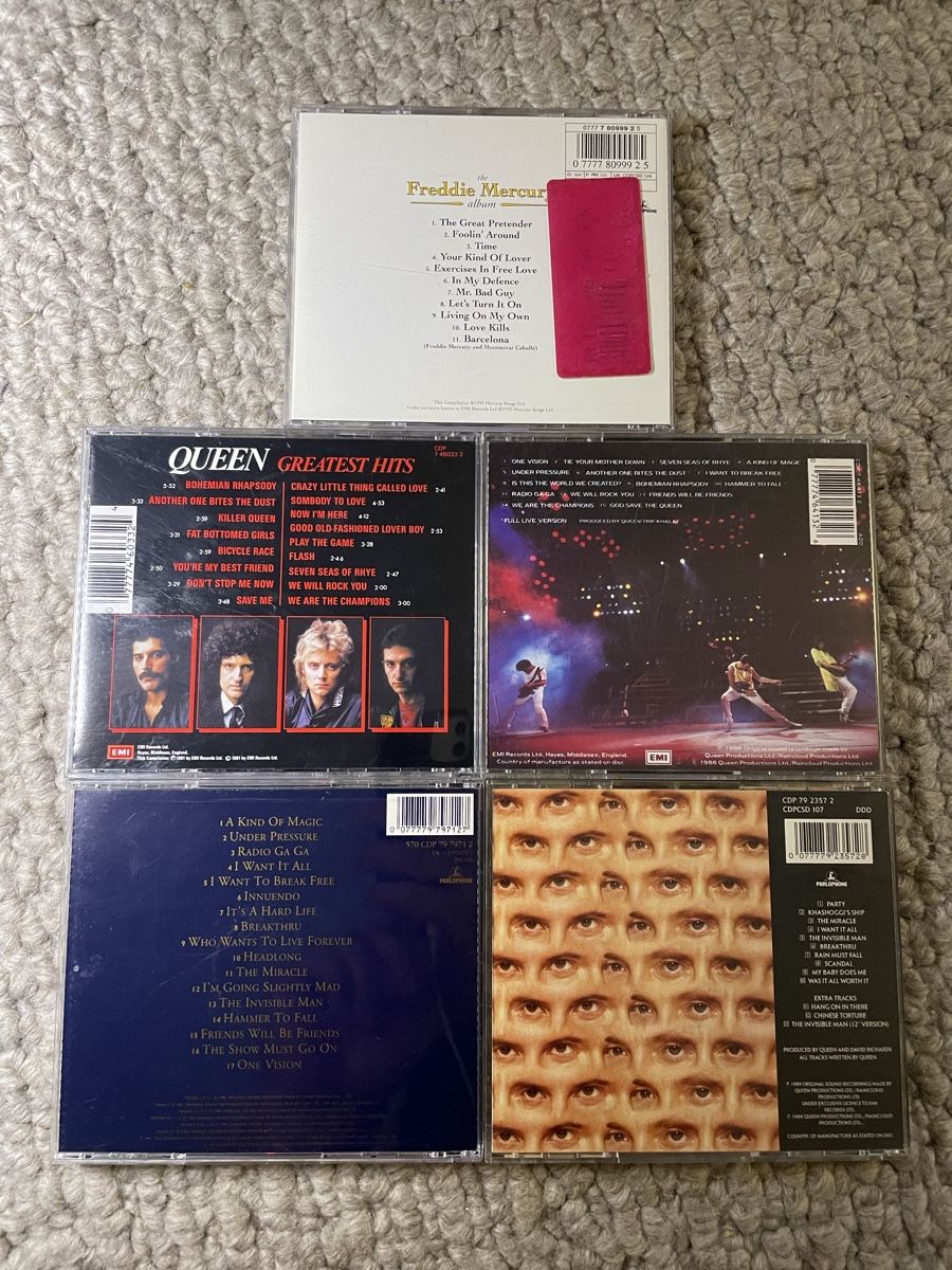 CDs: 1x Freddie Mercury + 4x Queen – Gebraucht aus Reinach AG von trigger7811 2