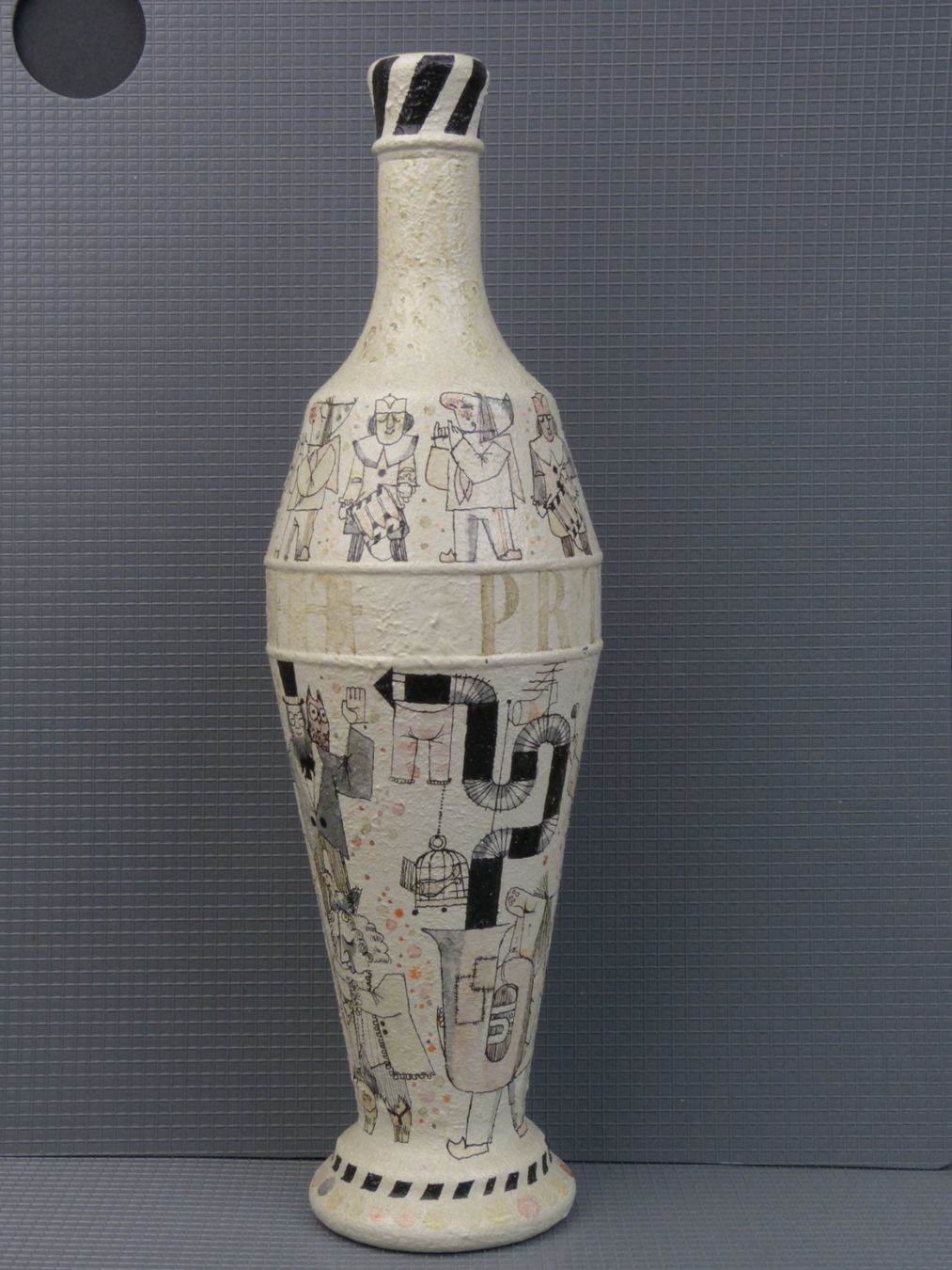 Vasi & Recipienti: Vase /Art-Objekt "Handgemoolt Atelier Roger Magne" Basel – Usato da Rheineck venduto da amity