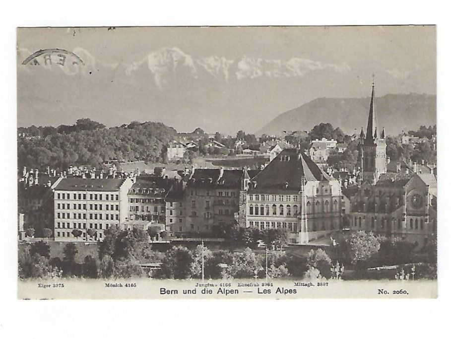Cartoline postali: CH, 5 Ansichtskarten Bern um 1903/1908 – Usato da Hinteregg venduto da McCharly01 4