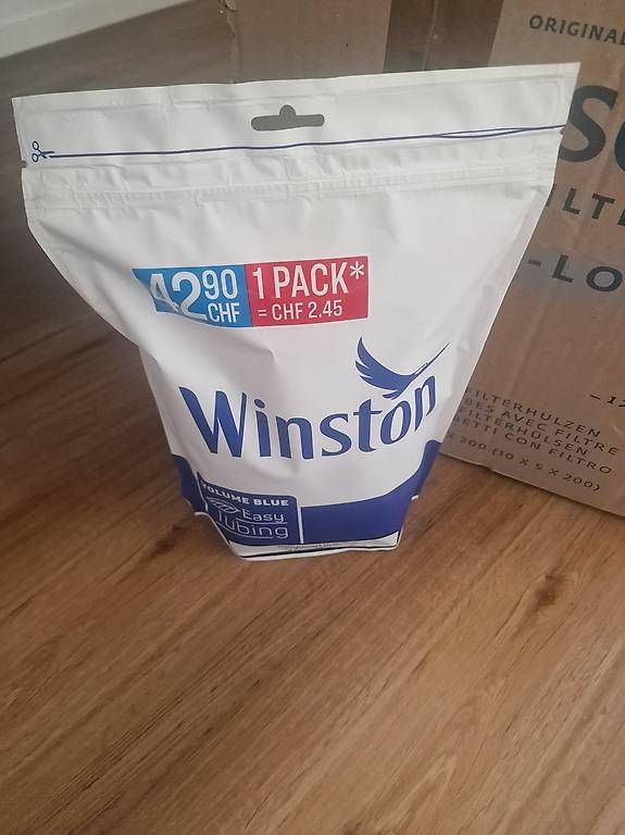 Tabacchi: Winston Blue Tabak – Nuovo e nell'imballaggio originale da Menzberg venduto da bea_yc6x