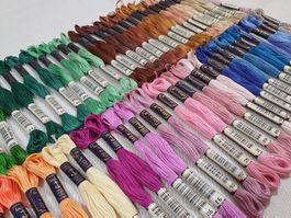 80 Anchor Vintage Knäuel – Baumwolle für Stickerei (Los 19)