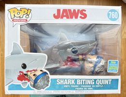 Funko Pop! Movies - Jaws - Shark Biting Quint 760 Neu!