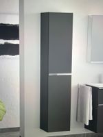 Badezimmerschrank mit 2 Türen + Griff Anthrazit matt