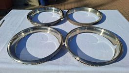Chrom Felgenringe 13 Zoll / 4 Stück / Gebraucht