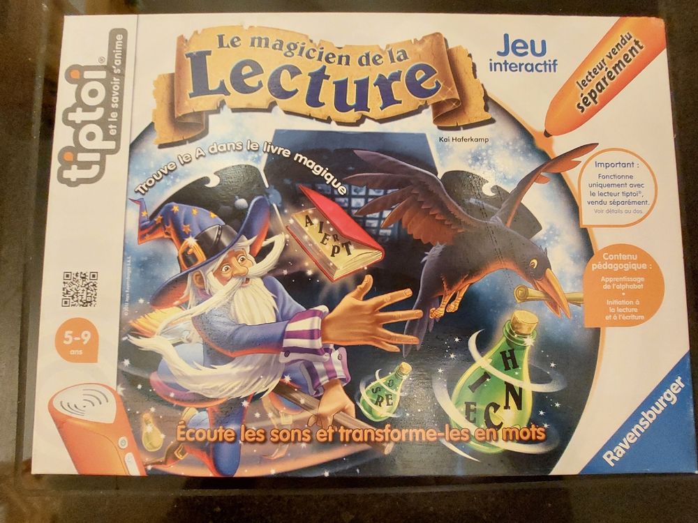 Jeu éducatif interactif 5-9 ans Tiptoi LE MAGICIEN DE LA LECTURE - Jeux