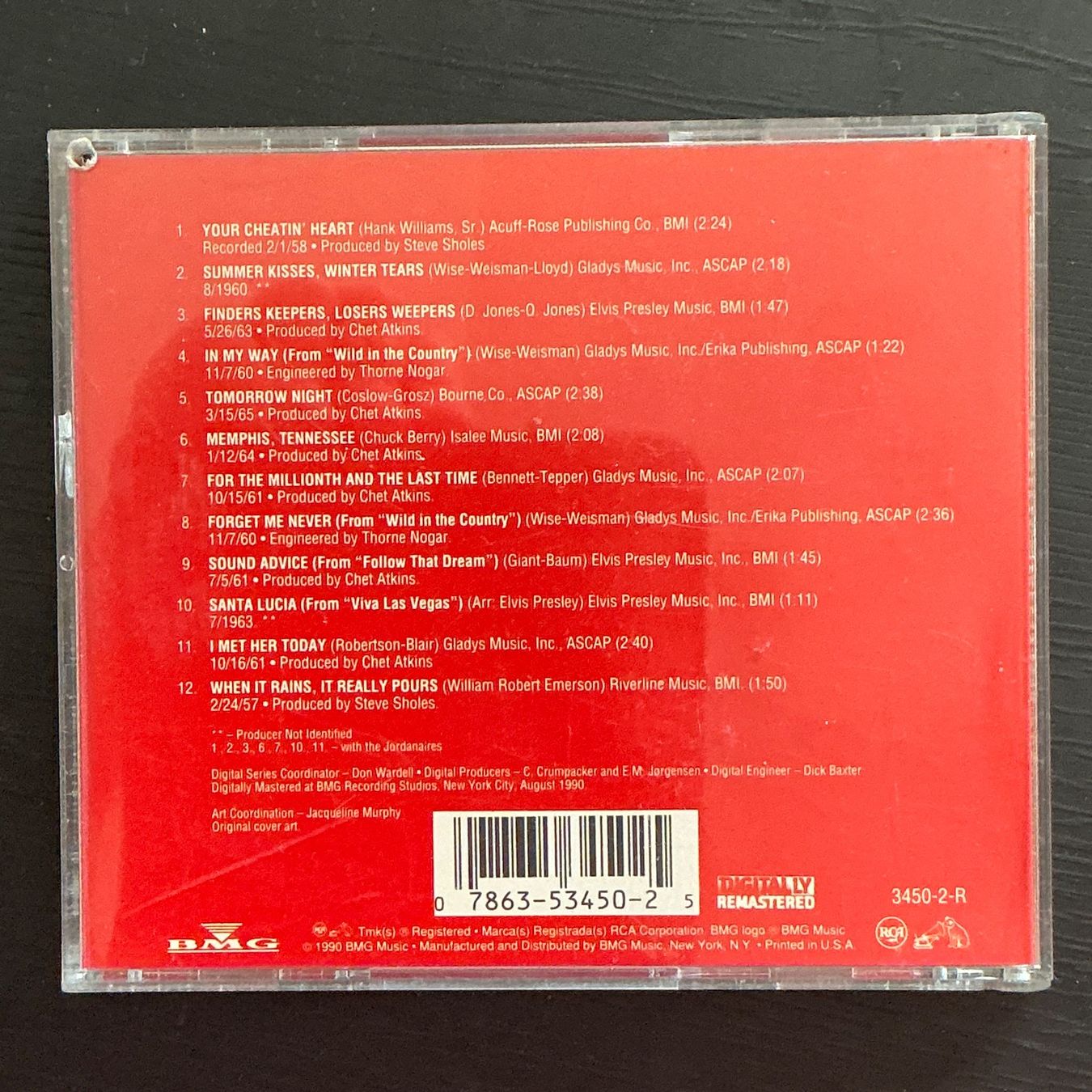 CD: CD - Elvis - For Everyone - USA – Usato da Etzwilen venduto da presley3577 1
