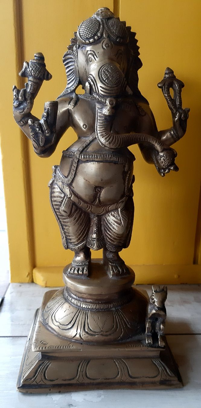 Figuren: Ganesha  -  Messing – Gebraucht aus Tagelswangen von BrigittaC01