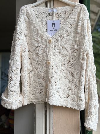 Cardigan misto cotone, M