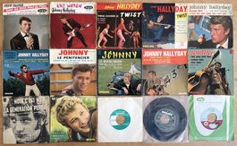 Johnny Hallyday  - 15 disques années 1960 en bon état