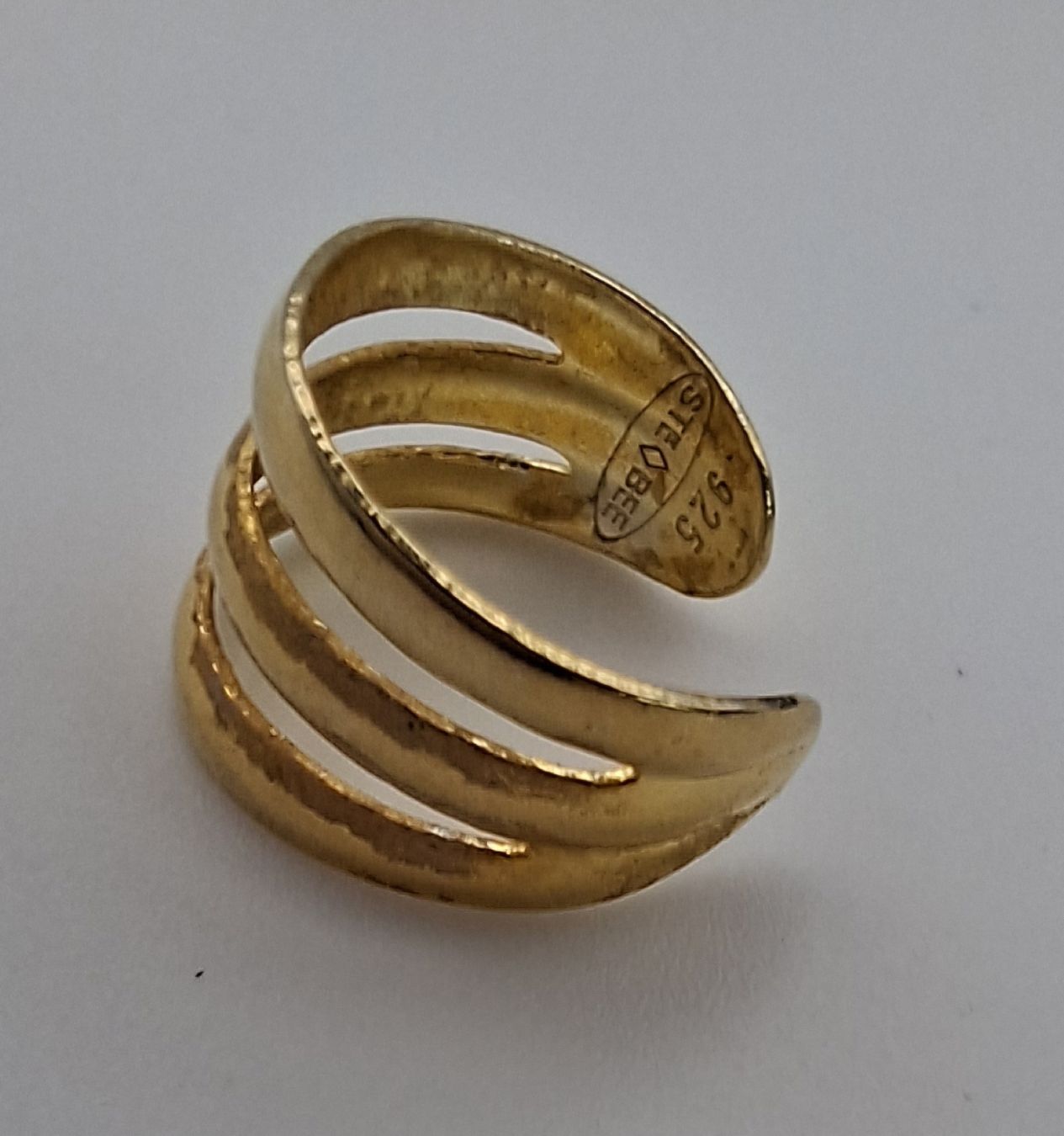 Olga Ribler Orecchini pendenti & Orecchini a lobo: 2 ear cuff Silber 925 vergoldet – Usato da Kriens venduto da Wolly85 3