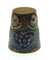 Fingerhut mit einer Eule (3)