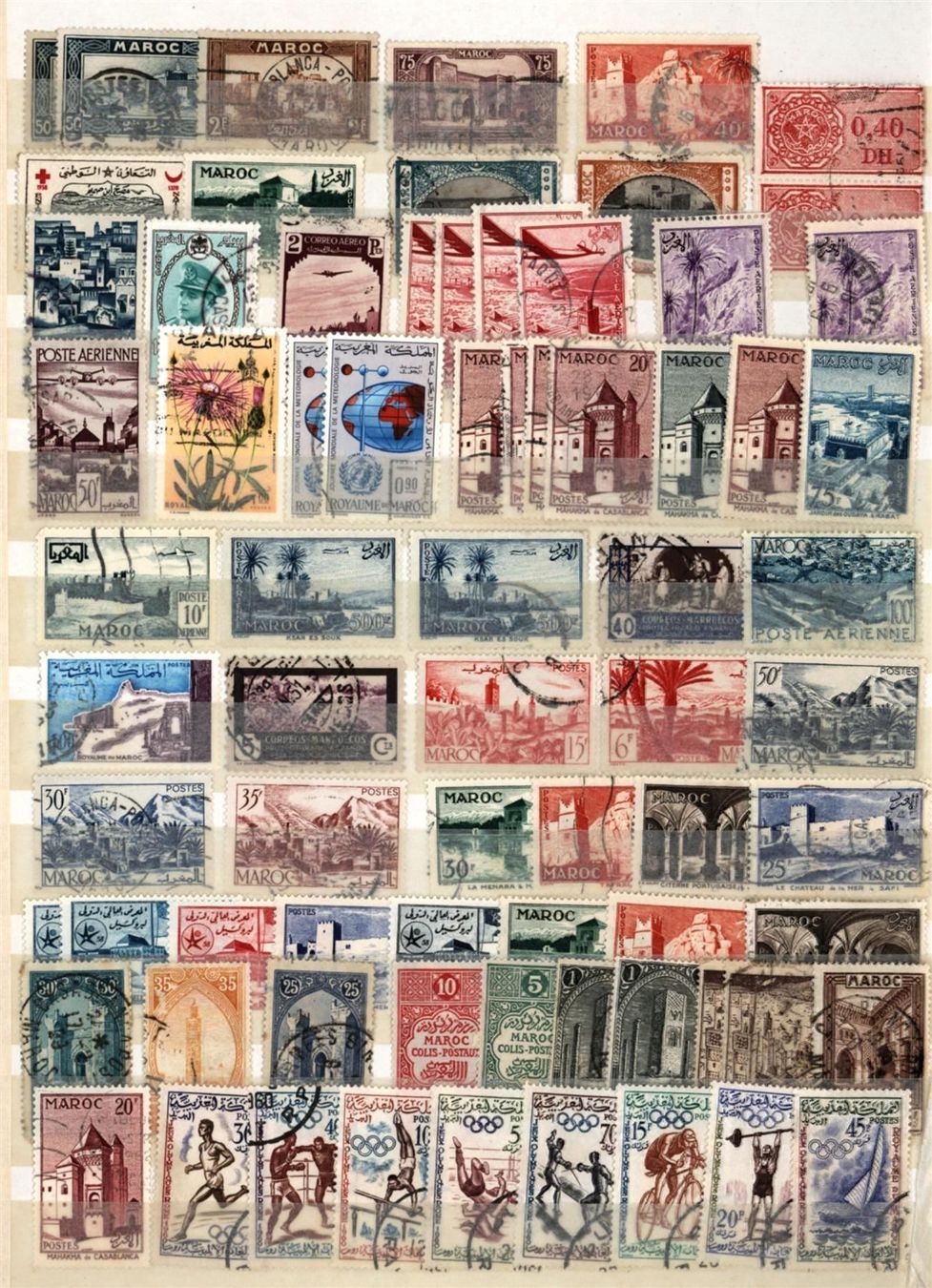 Tutti i francobolli: MAROC auf 4 Seiten (AZ171) – Usato da Seuzach venduto da Harri19 1