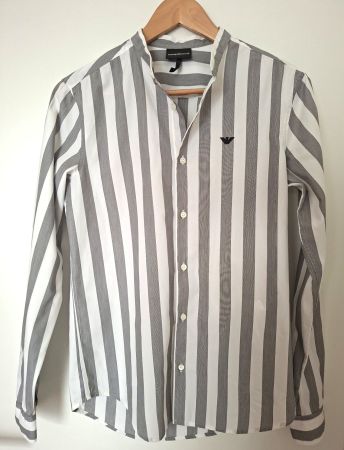 Chemise Homme EMPORIO ARMANI Slim Fit à Rayures – Taille S