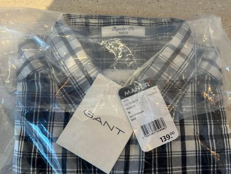 GANT Herren Hemd, Grösse 44, 100% Baumwolle, neu, org verpac
