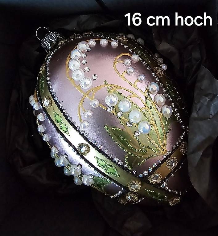 Tutte le decorazioni: 5 Exklusive grosse Fabergé - Weihnachtskugeln – Nuovo (secondo la descrizione) da Triengen venduto da Claudia550 1