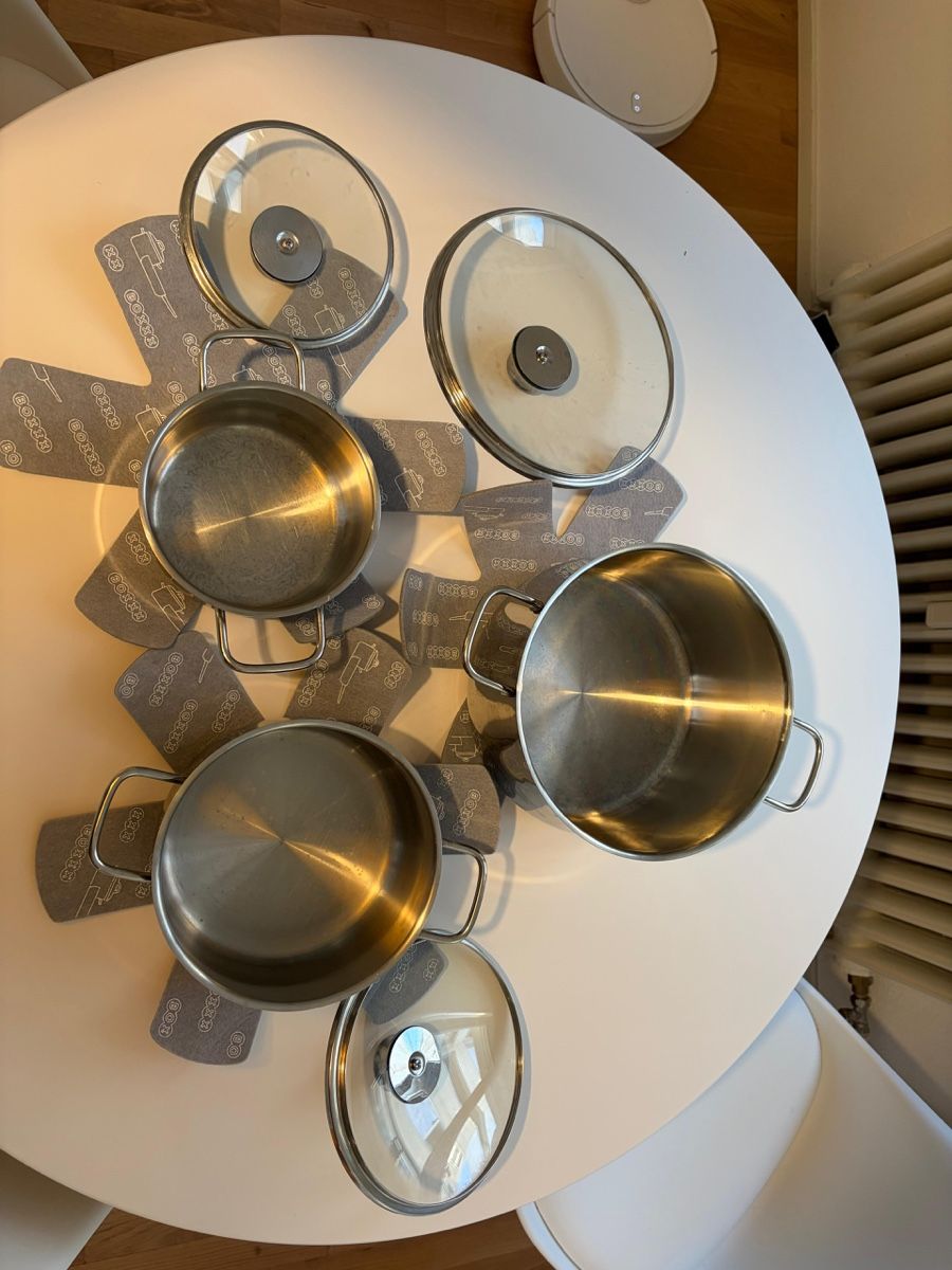 WMF Casseroles: WMF Transtherm Pot Set with Lids – D'occasion à Zürich par mar_h7x7 1
