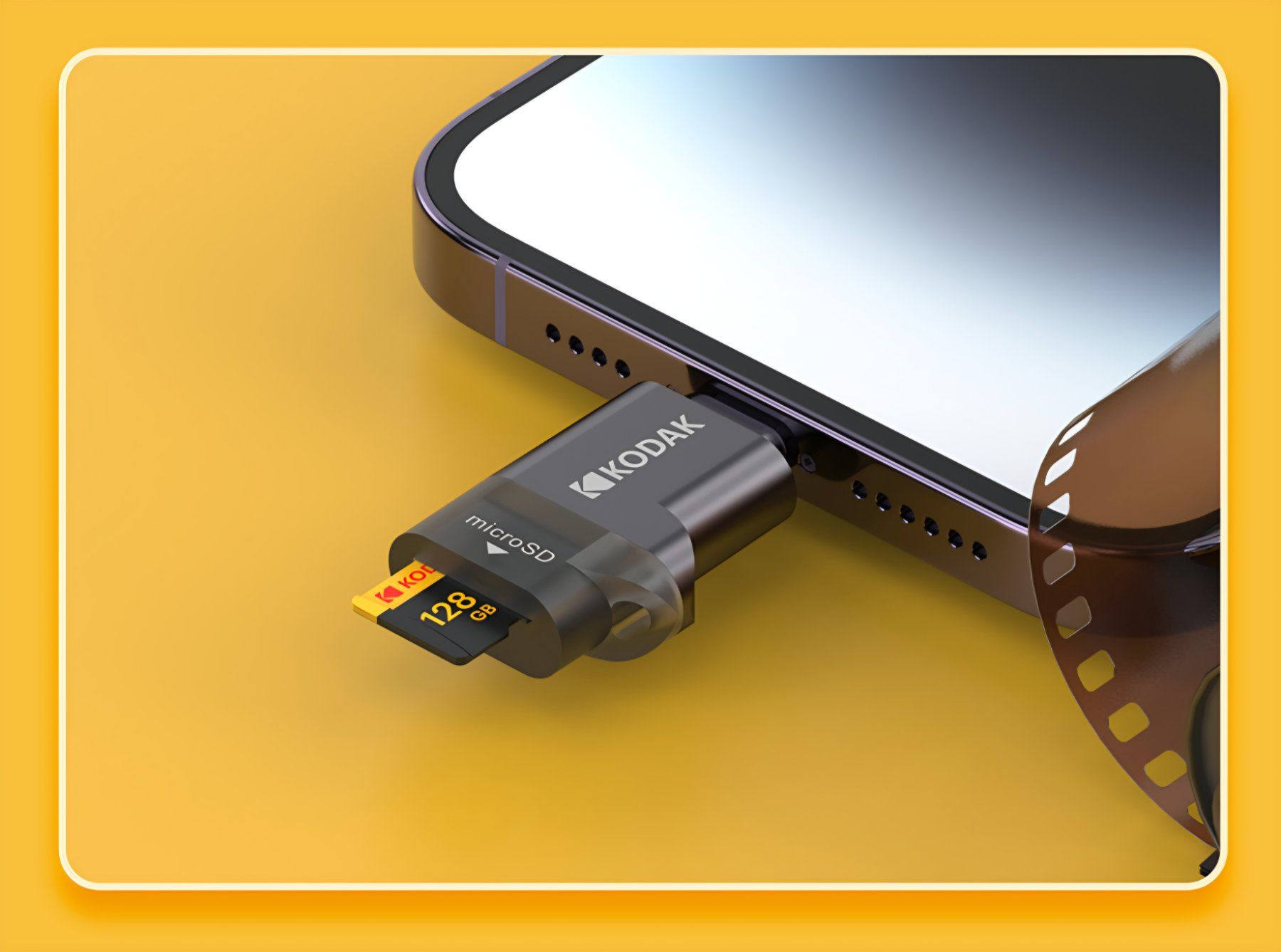 Schede di memoria: KODAK USB-C Micro SD Kartenleser (fabrikneu) MicroSD – Nuovo e nell'imballaggio originale da Uster venduto da -FPS- 2