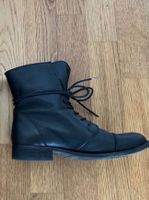 Lederstiefel, schwarz, Gr.38