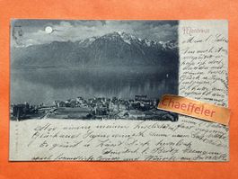 Montreux 1901 Schweiz Berge See 