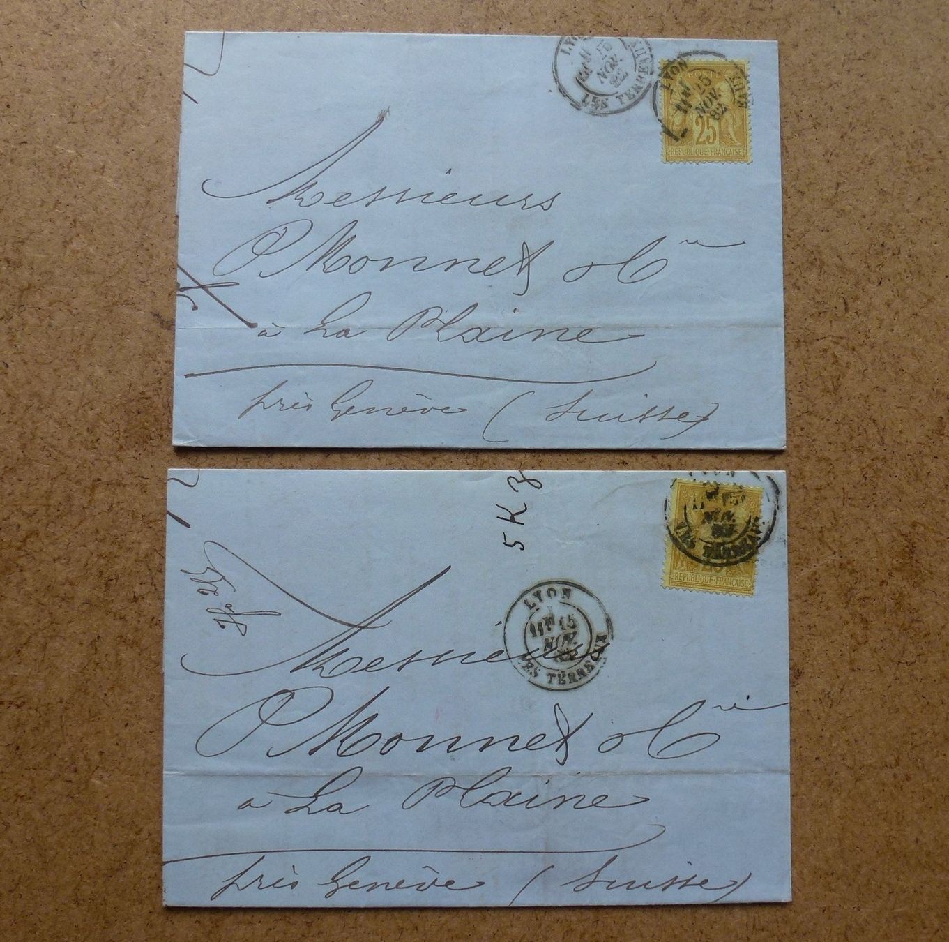 Alle Briefmarken: Frankreich ++ 6 alte Briefe ab 1881/1882 – Gebraucht aus Walkringen von Casablanca777 5
