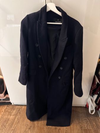 Stradivarius Mantel S dunkelblau