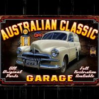 Repro Blechschild Plaque métal voiture ancienne Australian