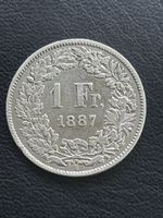 Monnaie Suisse 🇨🇭 1887 1 fr
