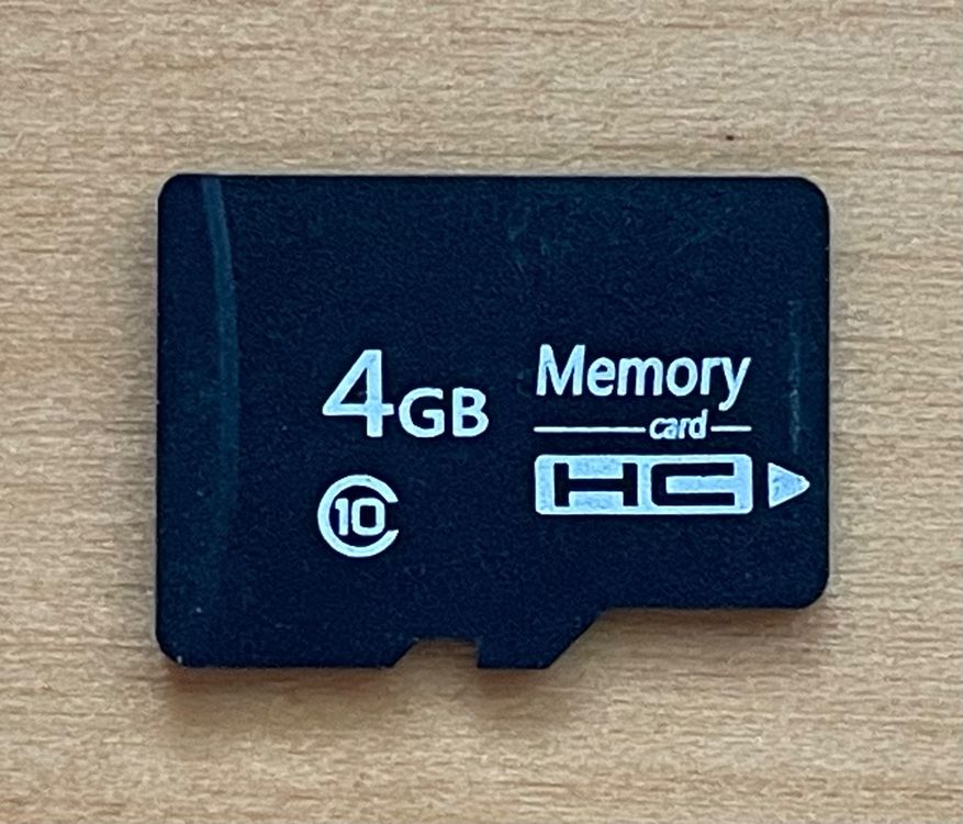 Micro SD Card 4GB Kaufen auf Ricardo