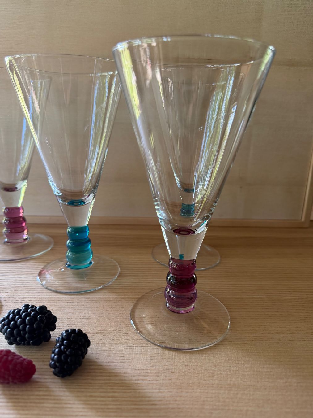 Gläser: 5 Leonardo Gläser für den sommerlichen Drink oder Dessert – Gebraucht aus Adetswil von Smita 1