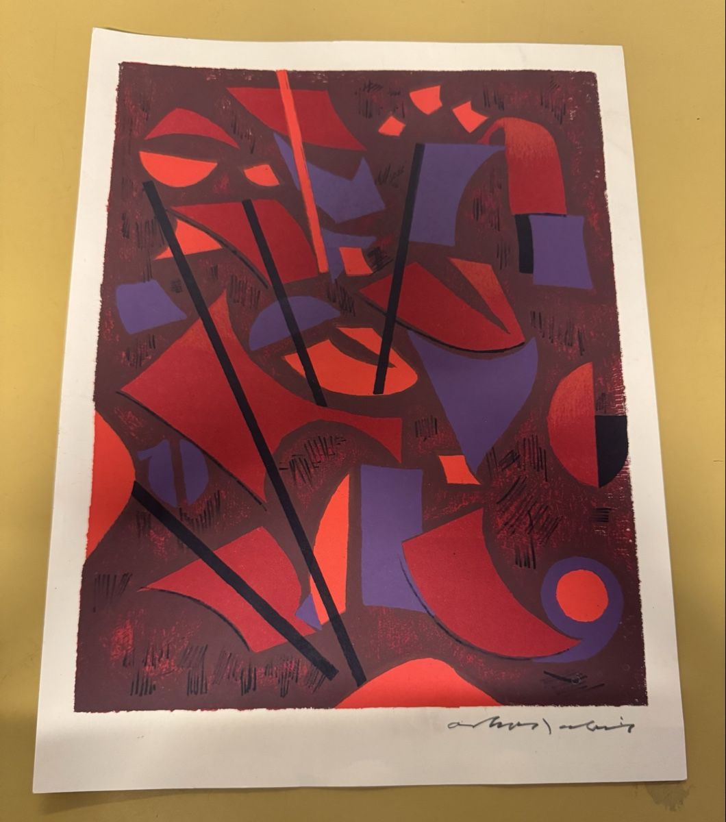 Grafica & Litografie: Lithos Hand signiert Bild  – Usato da Schlieren venduto da Freundlich02