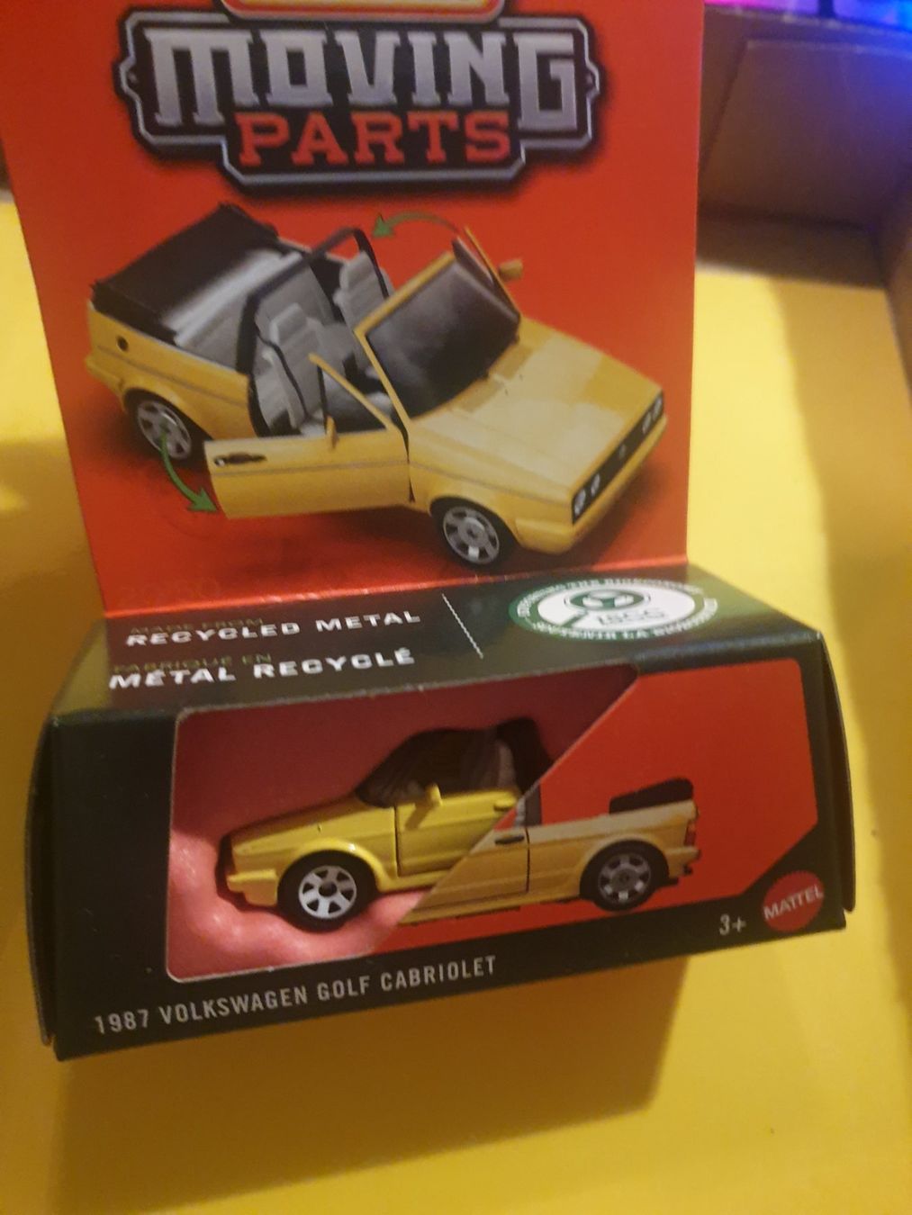Matchbox Modellini d'auto: Matchbox 1987 VOLKSWAGEN GOLF CABRIOLET – Nuovo e nell'imballaggio originale da Oftringen venduto da Rotor 3